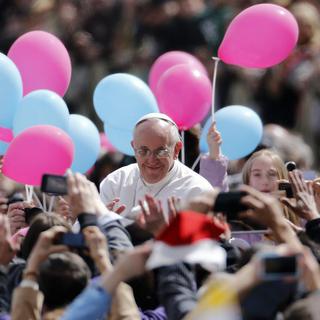 Le pape François a célébré sa première messe de Pâques ce dimanche. [AP Photo/Keystone - Andrew Medichini]