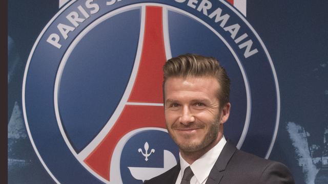 Le transfert de Beckham est un gros coup de marketing pour le club de la capitale française. [Michel Euler]