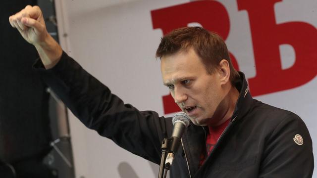 Le blogueur anticorruption et avocat Alexeï Navalny est l'opposant numéro un à Vladimir Poutine. [AP/Keystone - Mikhail Metzel]