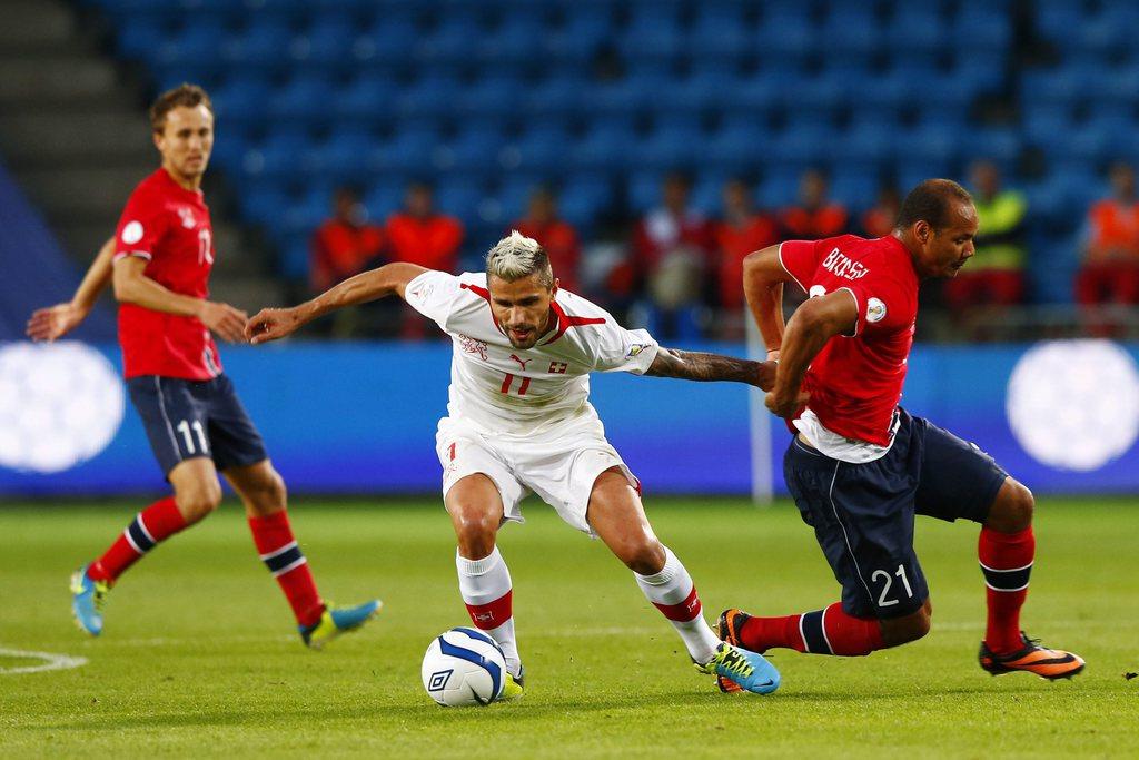 Behrami a réussi une très belle perf' contre la Norvège. [KEYSTONE - Hakon Mosvold Larsen]