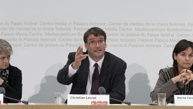 Christian Levrat, président du Parti socialiste suisse. [Lukas Lehmann]