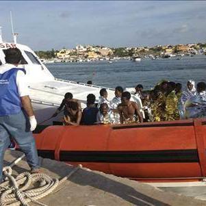 Une embarcation de migrants a fait naufrage le 3 octobre à Lampedusa. ASP [ASP press office/Reuters]