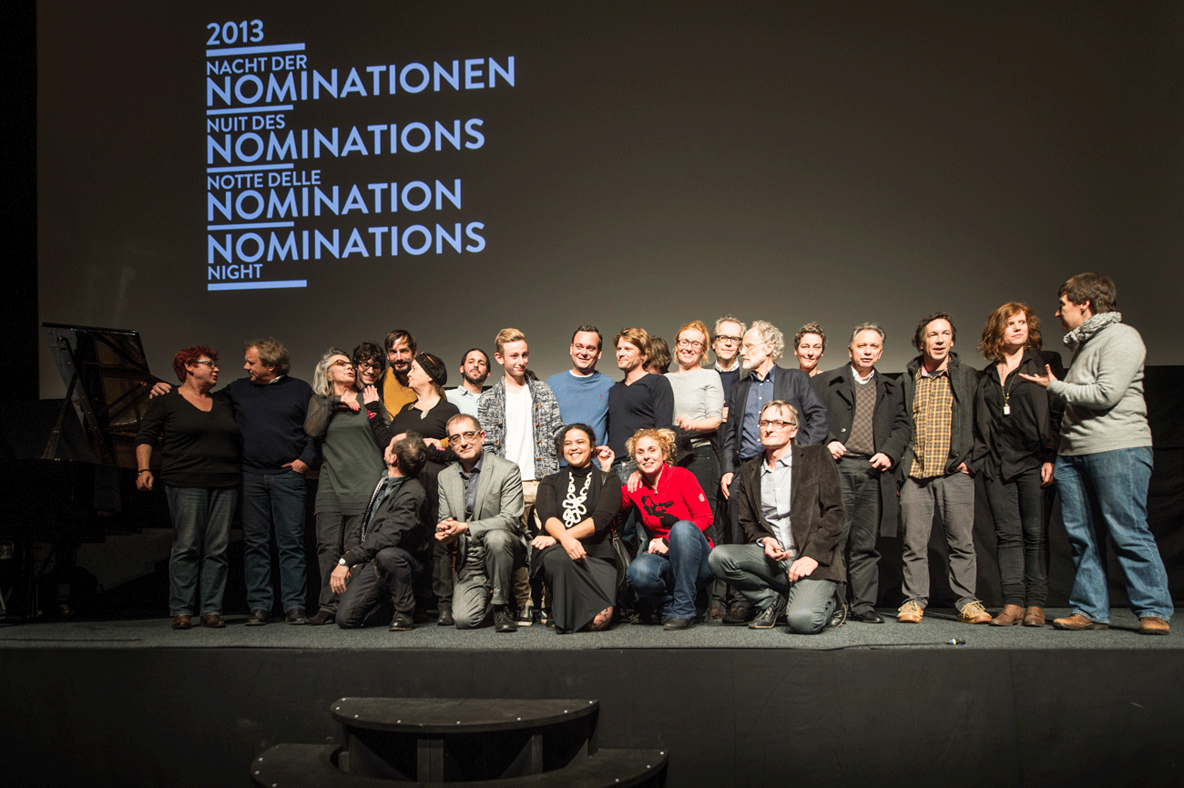 La Nuit des nominations au Prix du cinéma suisse au Konzertsaal de Soleure le 30 janvier 2013. [eddymotion.ch]