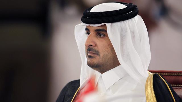 L'émir du Qatar Tamim ben Hamad Al Than. [EPA/STR/Keystone]