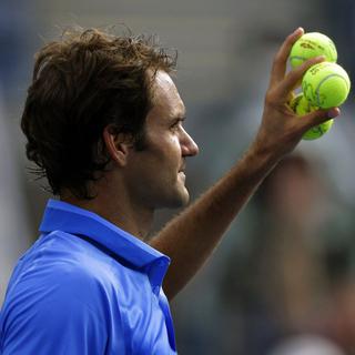 Federer s'est qualifié sans difficultés face à Berlocq. [AP/Keystone - Kathy Willens]