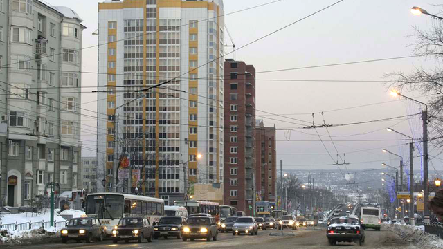 Saransk, capitale de la Mordovie. [AP/Keystone - Mihail Metzel]
