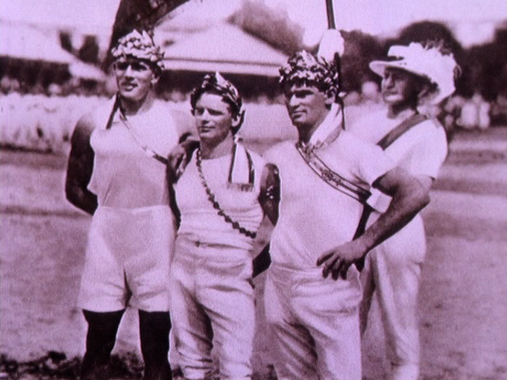 Fête fédérale de gymnastique à Genève en 1925. [RTS]