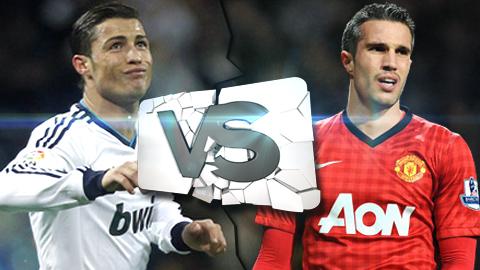 Cristiano Ronaldo face à Van Persie