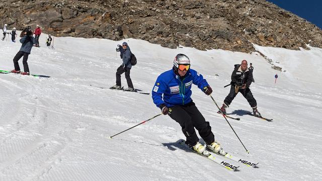 La dernière apparition de Feuz remonte au 17 mars 2012 (finales de Schladming). [Arno Balzarini]