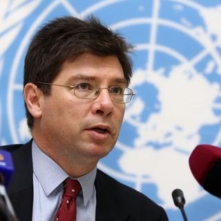 François Crépeau, rapporteur spécial des Nations unies pour les droits des migrants. [Karim Jaafar/Al-Watan Doha]