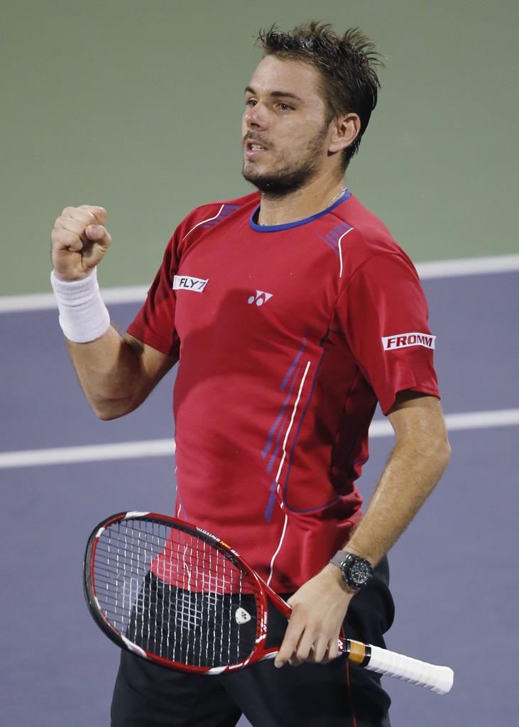 Wawrinka arrive à Bâle en confiance. [KEYSTONE - Eugene Hoshiko]