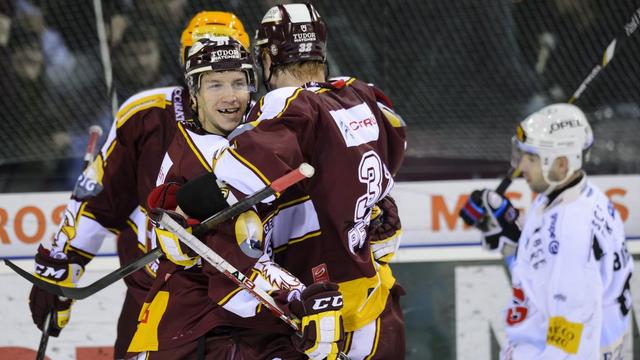 Les Genevois se souviendront longtemps de leur incroyable match. [KEYSTONE - LAURENT GILLIERON]