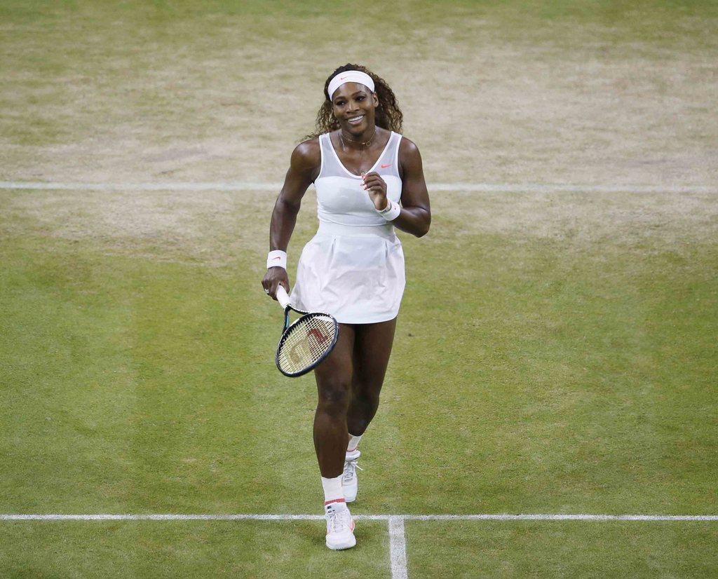 Serena Williams semble seule au monde dans le tableau dames. [KEYSTONE - Kerim Okten]