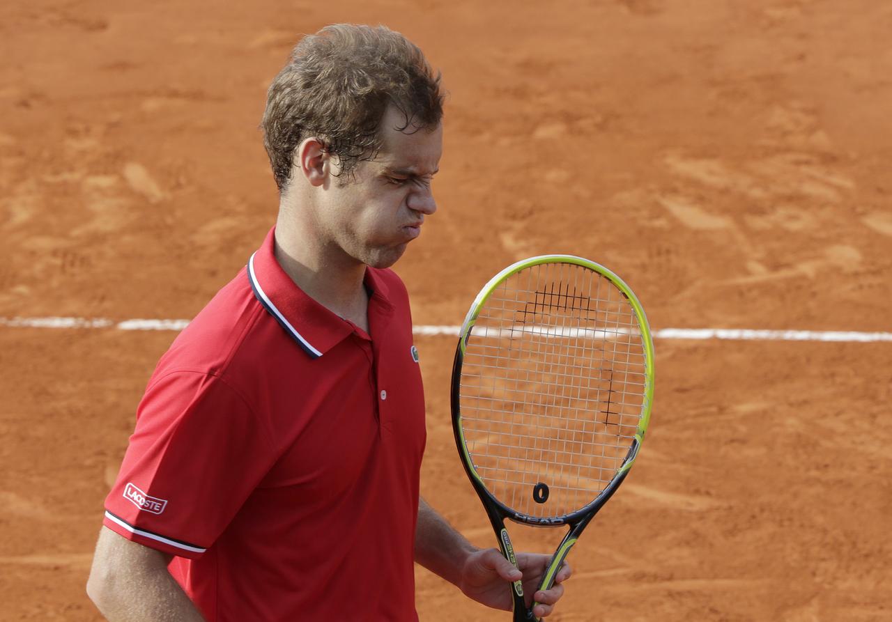 Gasquet a connu une baisse de régime après le 4e set. [REUTERS - Philippe Wojazer]