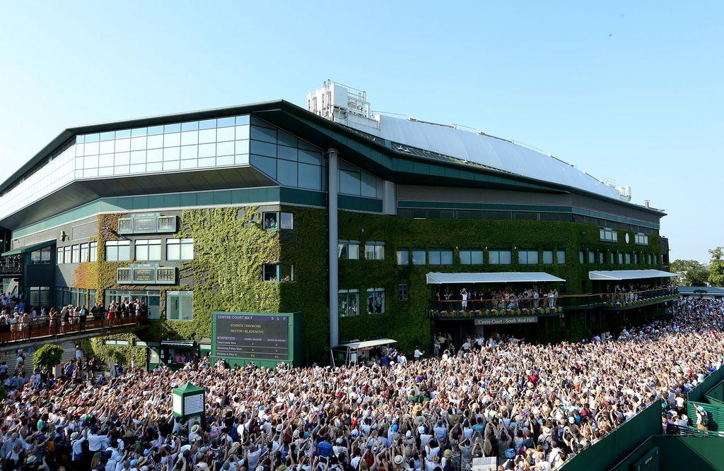 Il a régné une ambiance incroyable après le triomphe d'Andy Murray. [KEYSTONE - Dominic Lipinski]