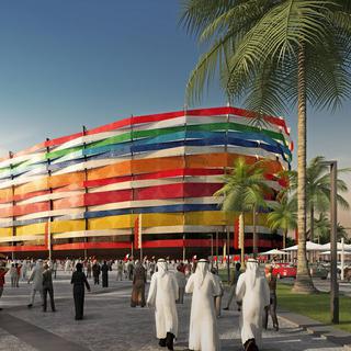 Le Qatar a lancé des chantiers pharaoniques en vue de la Coupe du monde 2022. [EPA/Qatar 2022 World Cup Bid Committee]