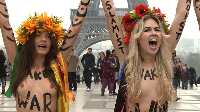 Image tirée du film d'Alain Margot sur les Femen. [Alain Margot]