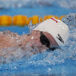 La jeune américaine de 16 ans, Katie Ledecky pourrait remporter une troisième médaille d'or. [Michael Sohn - AP Photo]