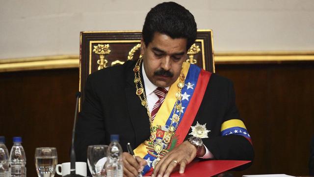 Nicolas Maduro ne veut rien changer à la politique pétrolière du Venezuela. [EPA/Presidency of Venezuela]