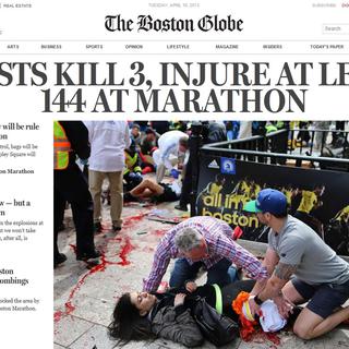 "A nouveau frappés", écrit l'éditorialiste du Boston Globe. [bostonglobe.com]
