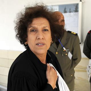 L'avocate Radhia Nasraoui. [Ethi Belaïd]