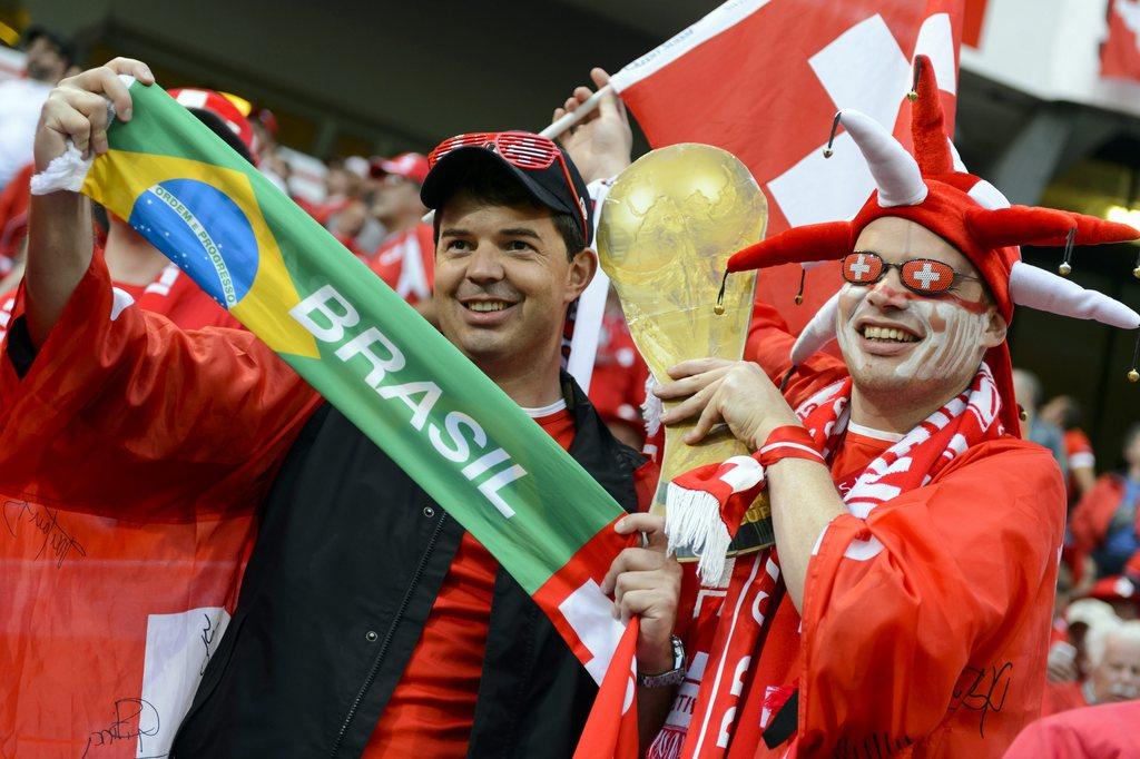 La Suisse prend le chemin de la Coupe du monde. [Laurent Gillieron]