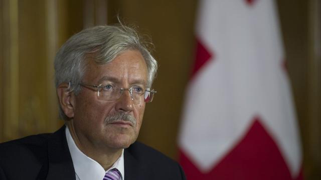 Martin Dahinden, directeur du développement et de la coopération, à Montreux ce jeudi 24 octobre. [Gian Ehrenzeller]