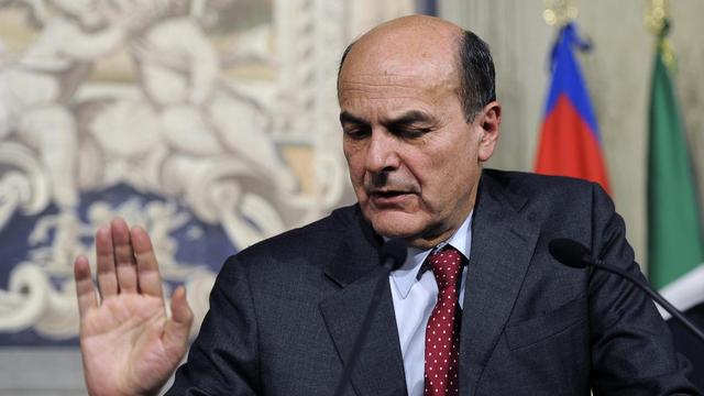 Pier Luigi Bersani, chef de la gauche italienne. [EPA/Keystone - Maurizio Brambatti]
