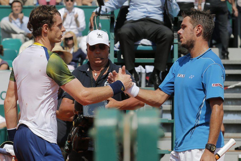 Cette victoire de Wawrinka face à Murray va replacer Federer à la 2e place mondiale. [KEYSTONE - Lionel Cironneau]