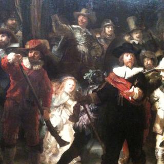 Rembrandt La Ronde de Nuit au Rijksmuseum d'Amsterdam.