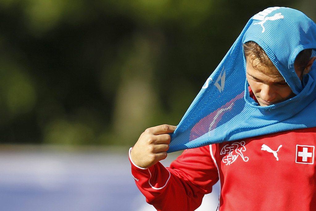 Amir Abrashi ne portera plus le maillot à croix blanche. [Peter Klaunzer]