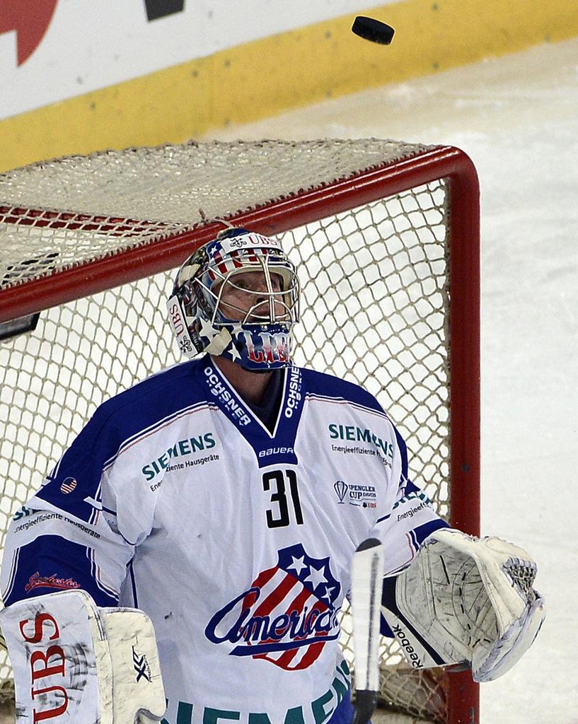 Lieuwen n'a pas fait bonne figure devant le filet des "Amerks". [Peter Schneider]