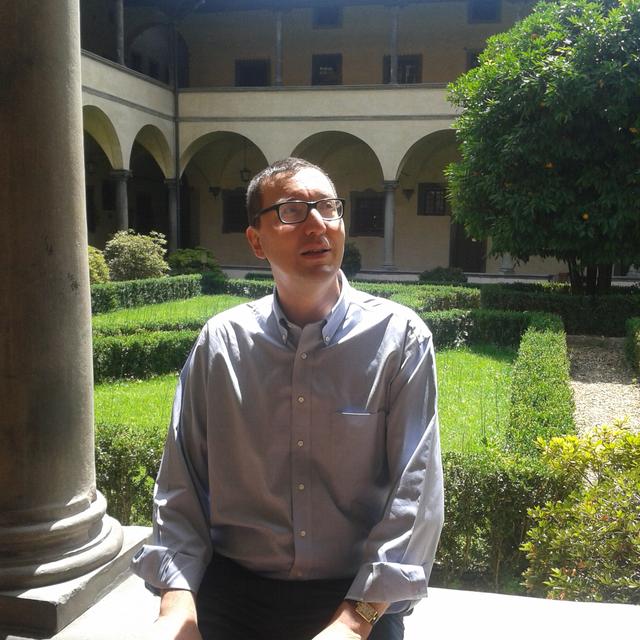 Fabrizio Lelli, professeur d’hébreu et de littérature hébraïque à l’Université de Salento ( Lecce) et à l’Université de Florence. [Evelyne Oberson]