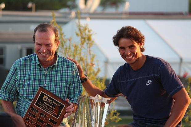 Neil Harman entretient des bonnes relations avec la plupart des grands champions, comme Rafael Nadal. [thetimes.co.uk]