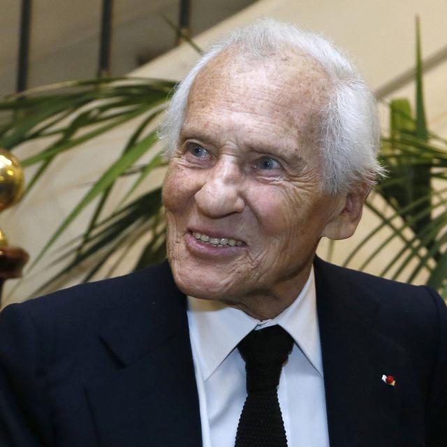 Jean d'Ormesson à la cérémonie du "Grand prix du roman de l'Académie française", le 24 octobre 2013. [AFP - Patrick Kovarik]