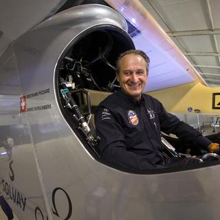 André Borschberg, pilote de Solar Impulse aux côtés de Bertrand Piccard, a survécu à un crash. [AP/Keystone - Jacquelyn Martin]