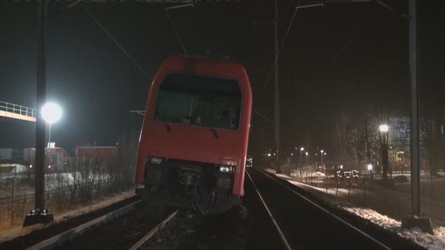 Un train régional a déraillé dans la nuit de vendredi à samedi à Volketswil, dans l'agglomération zurichoise.