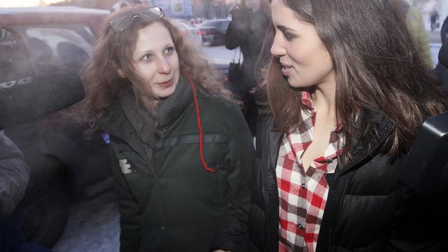 Les deux membres des Pussy Riot libérées lundi se sont retrouvées en Sibérie