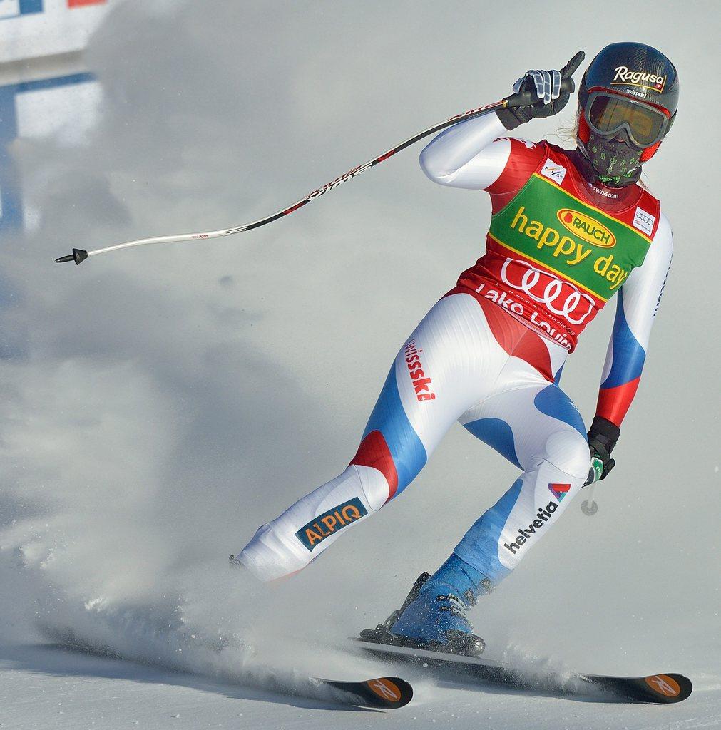 A Lake Louise, la Tessinoise a enlevé sa 4e victoire de la saison, la 2e en super-G. [Mike Sturk]