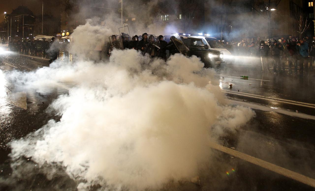 Les manifestations sont quotidiennes à Sofia depuis une dizaine de jours. [REUTERS - Stoyan Nenov]