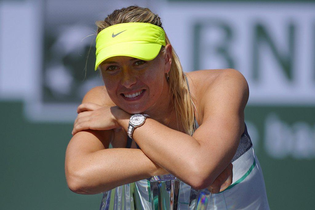 28e titre pour Maria Sharapova. [KEYSTONE - Mark J. Terrill]