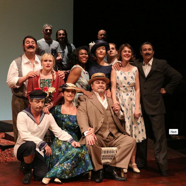 La troupe de la pièce "Légendes de la forêt viennoise" au Théâtre du Grütli. [Théâtre du Grütli - Isabelle Meister]