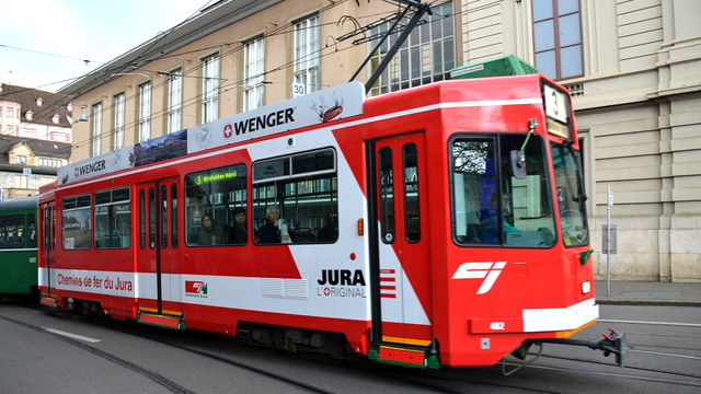 Le tram circule depuis quelques jours sur les lignes importantes du réseau des transports publics bâlois. [Gaël Klein]