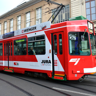 Le tram circule depuis quelques jours sur les lignes importantes du réseau des transports publics bâlois. [Gaël Klein]