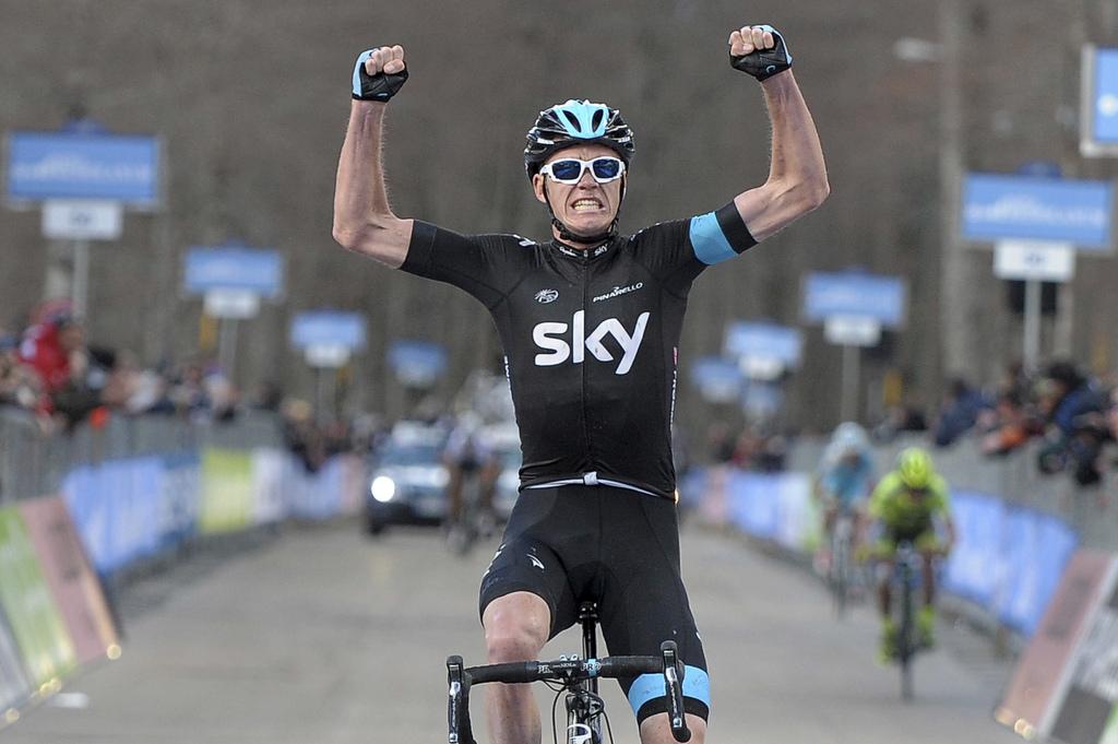 Chris Froome a dominé la planète cyclisme en 2013. [KEYSTONE - Fabio Ferrari]