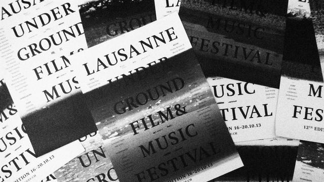 L'affiche de la 12e édition du LUFF - Lausanne Underground Film & Music Festival. [luff.ch]