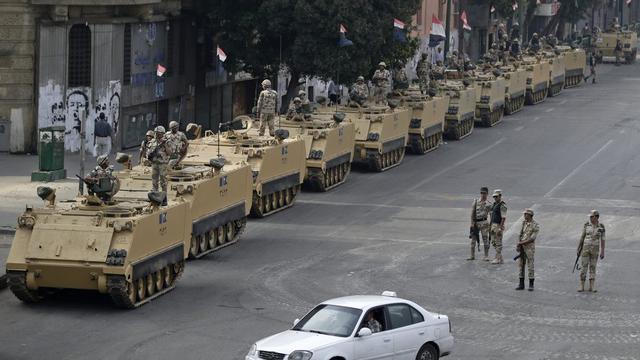 L'armée égyptienne déjà en position, au matin du 16 août, "Journée de la colère". [Hassan Ammar]