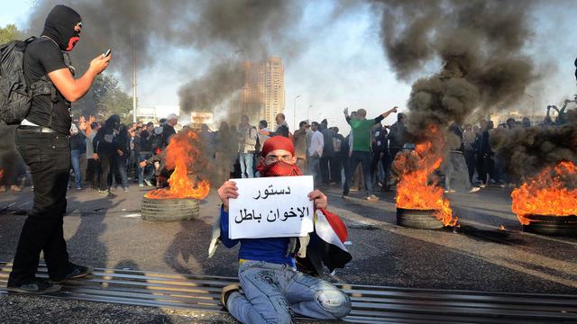Les Black Blocs ont fait leur apparition dans les manifestations en Egypte. [Khaled Kamel]