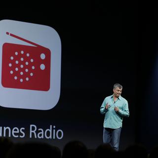 Le vice-président d'Apple chargé des services, Eddy Cue, a présenté la nouvelle offre lors d'une conférence à San Francisco en Californie. [Eric Risberg]