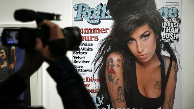 Amy Winehouse a reçu six Grammy Awards dont un à titre posthume. [Keystone - AP/Lefteris Pitarakis]